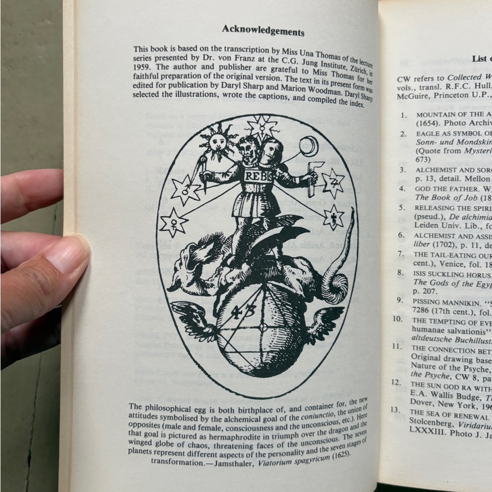 1980 Alchemy An Introduction to the Symbolism and the Psychology Woodcut Arcana